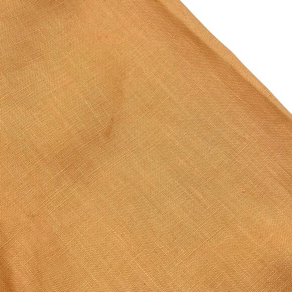 Focus Lifestyle Womens VTG Yellow Linen Button Up Heavyweight Shirt Sz 10 - Picture 3 of 11